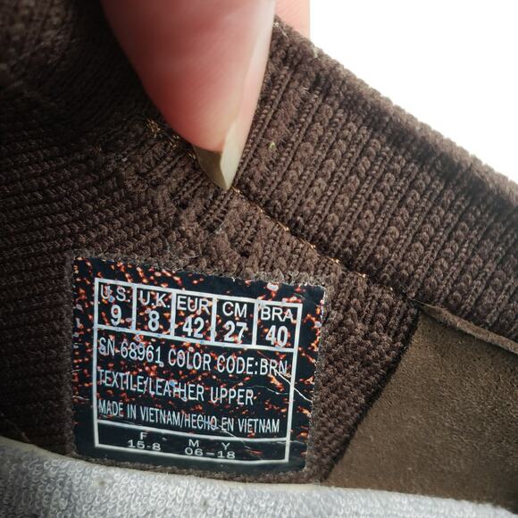 Mark Nason Los Angeles Clubman Westside Oxford Mens 9 Brown Leather Mesh Cushion - Picture 4 of 16